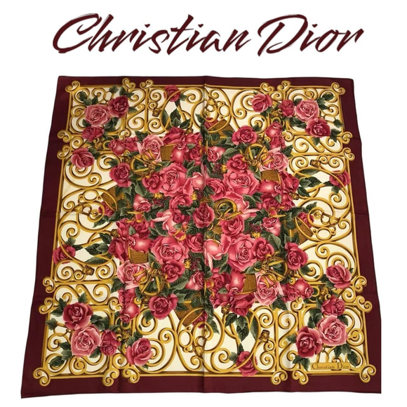 Silk Vintage Scarf - Christian Dior - Picture 1 of 1